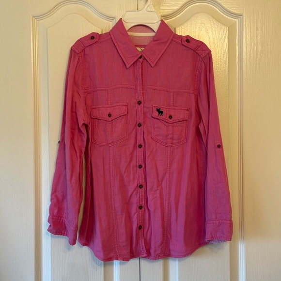 Abercrombie and Fitch Pink Shirt - Picture 1 of 6